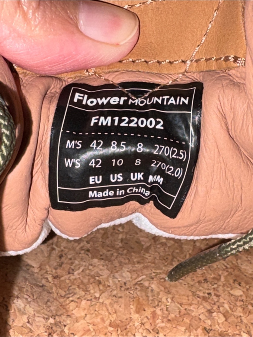 NWT Flower Mountain PUERH UNI LIMITED EDITION Suede technical fabric sneakers - Picture 12 of 15